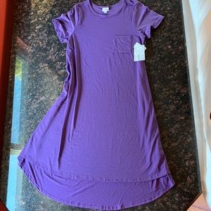 L. LuLaRoe CARLY dress. Purple. NWT.